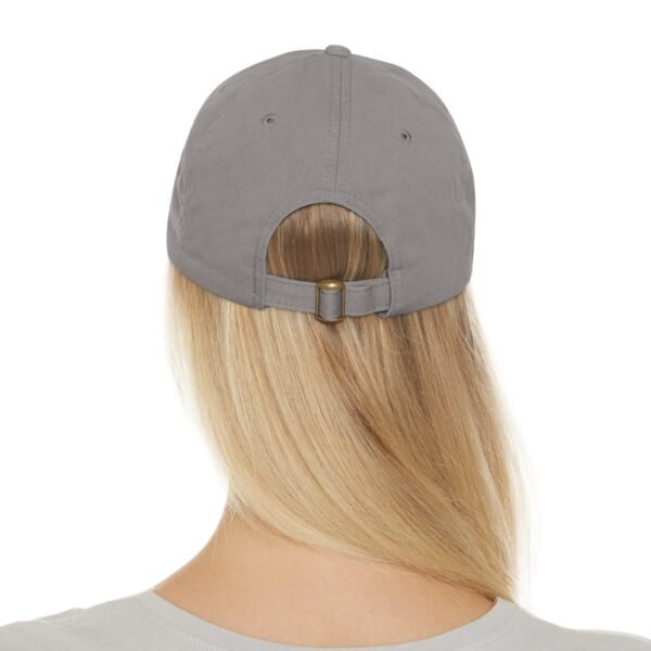 Bike Boat BBQ, Dad Hat with Leather Patch (Rectangle) - Image 160