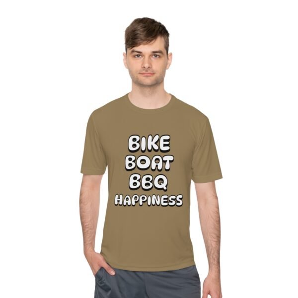 Bike Boat BBQ, Unisex Moisture Wicking Tee - Image 21