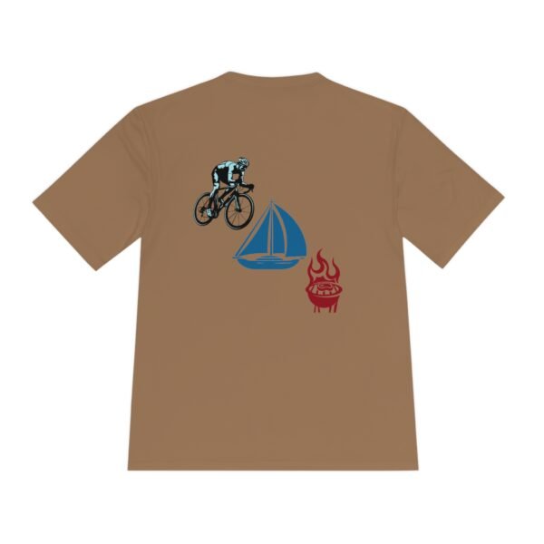 Bike Boat BBQ, Unisex Moisture Wicking Tee - Image 31