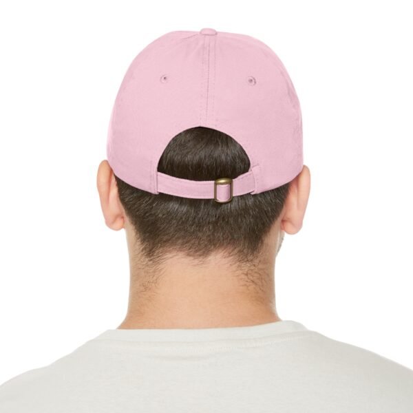 Bike Boat BBQ, Dad Hat with Leather Patch (Rectangle) - Image 119