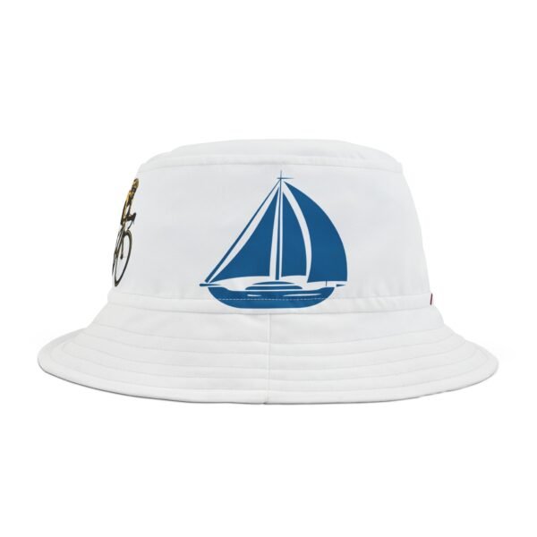 Bike Boat BBQ, Bucket Hat (AOP) - Image 2