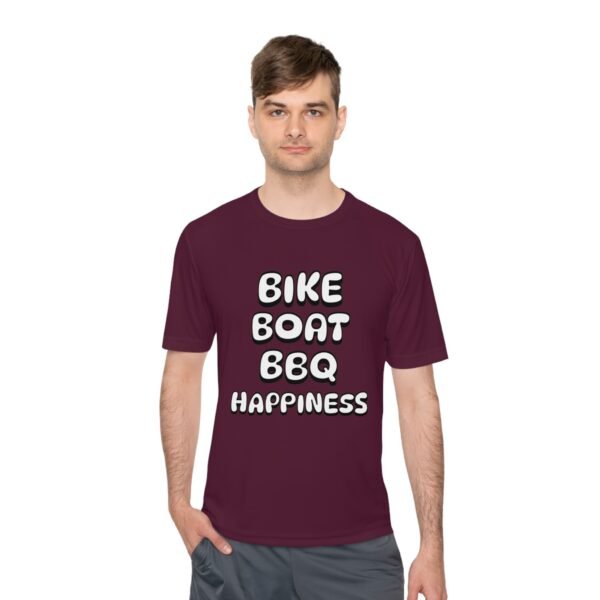 Bike Boat BBQ, Unisex Moisture Wicking Tee - Image 49