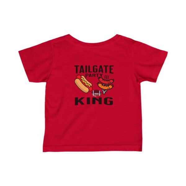 Tailgate Party King, Infant Fine Jersey Tee - Image 41