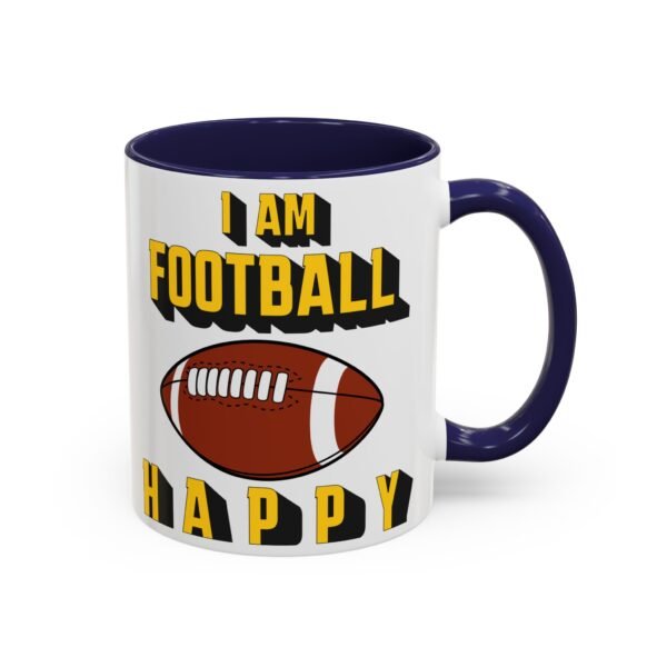 Football Happy, Accent Coffee Mug (11, 15oz) - Image 13