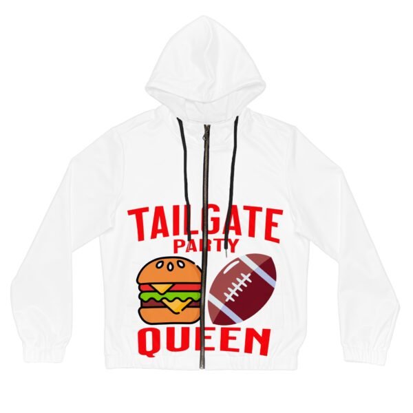 TailGate Party Queen, Women’s Full-Zip Hoodie (AOP) - Image 20