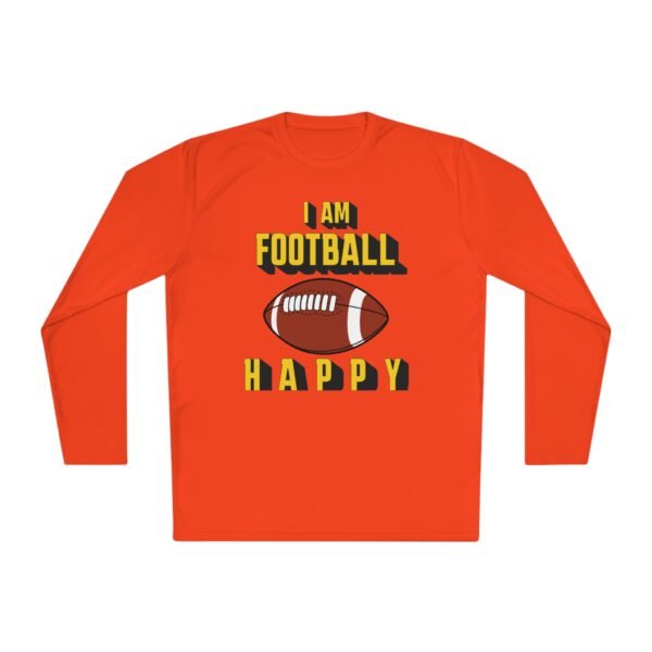 Football Happy, Unisex Lightweight Long Sleeve Tee - Image 9