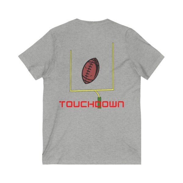 TouchDown, Unisex Jersey Short Sleeve V-Neck Tee - Image 10