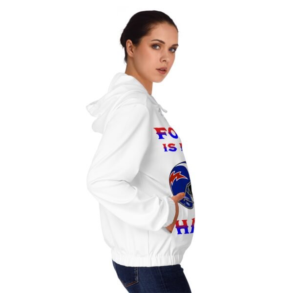 Football, Women’s Full-Zip Hoodie (AOP) - Image 18