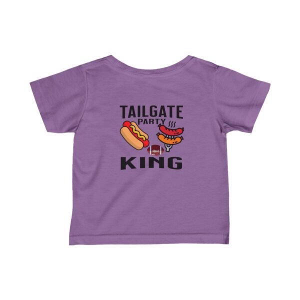 Tailgate Party King, Infant Fine Jersey Tee - Image 32