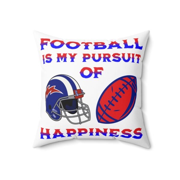 Football, Spun Polyester Square Pillow - Image 8