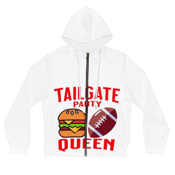 TailGate Party Queen, Women’s Full-Zip Hoodie (AOP) - Image 2