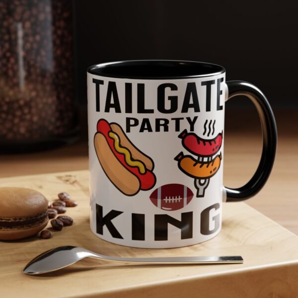 TailGate Party King, Accent Coffee Mug (11, 15oz) - Image 7