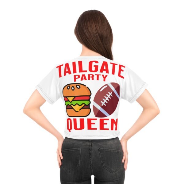 TailGate Party Queen, Crop Tee (AOP) - Image 24