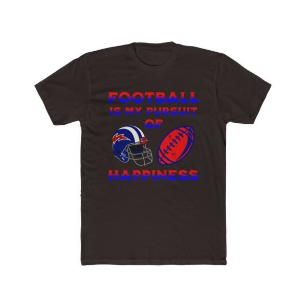 Football, Unisex Cotton Crew Tee - Image 9