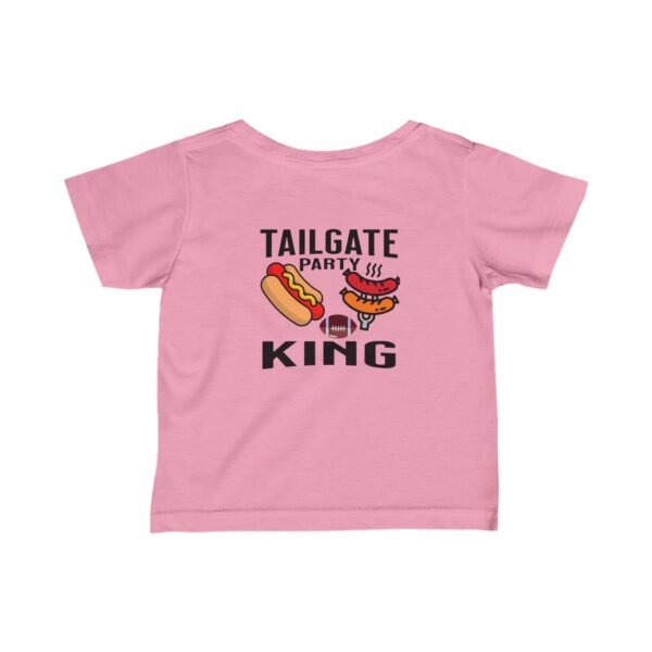 Tailgate Party King, Infant Fine Jersey Tee - Image 35