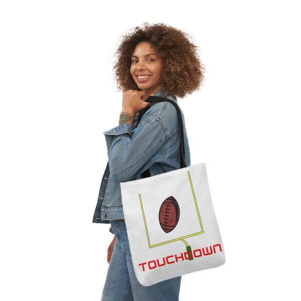 TouchDown, Canvas Tote Bag, 5-Color Straps - Image 45