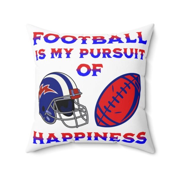 Football, Spun Polyester Square Pillow - Image 10