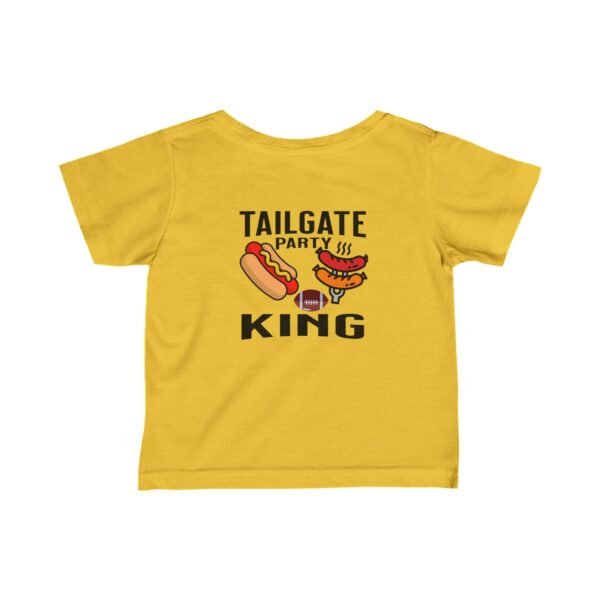 Tailgate Party King, Infant Fine Jersey Tee - Image 14