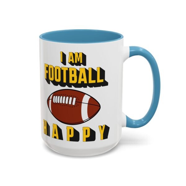 Football Happy, Accent Coffee Mug (11, 15oz) - Image 55