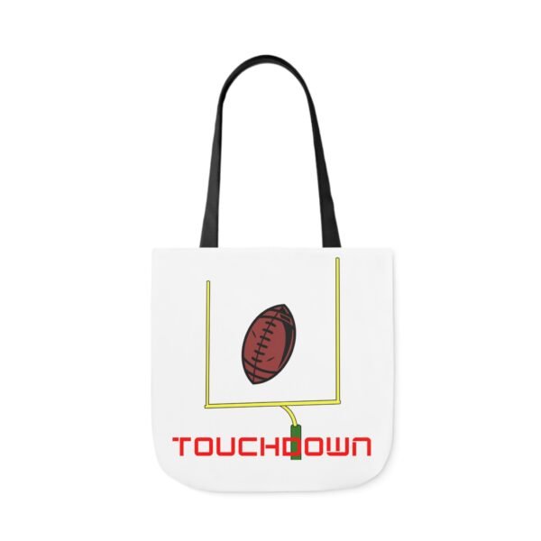 TouchDown, Canvas Tote Bag, 5-Color Straps - Image 47