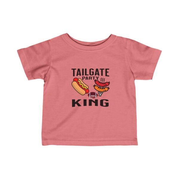 Tailgate Party King, Infant Fine Jersey Tee - Image 43