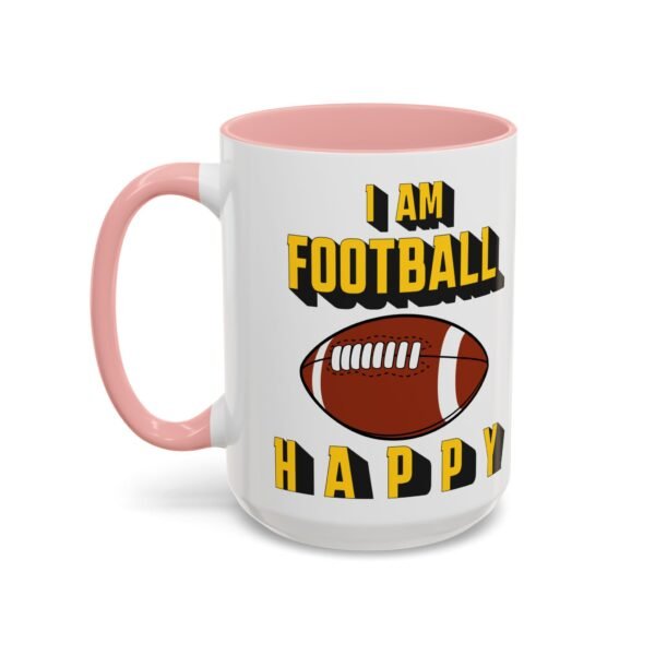 Football Happy, Accent Coffee Mug (11, 15oz) - Image 45