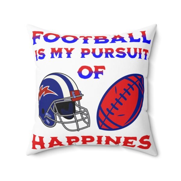 Football, Spun Polyester Square Pillow - Image 11