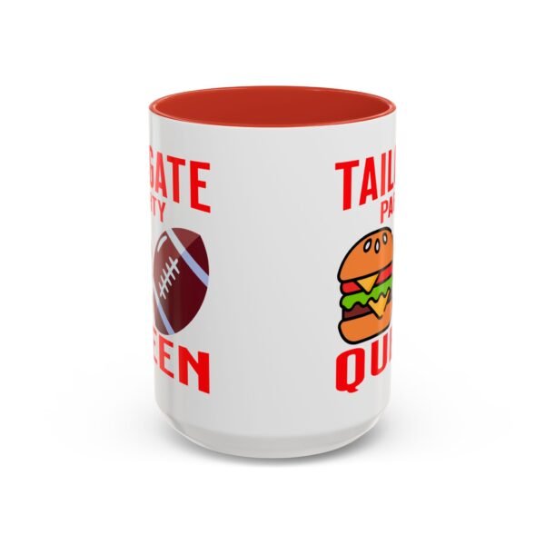 TailGate Party Queen, Accent Coffee Mug (11, 15oz) - Image 2