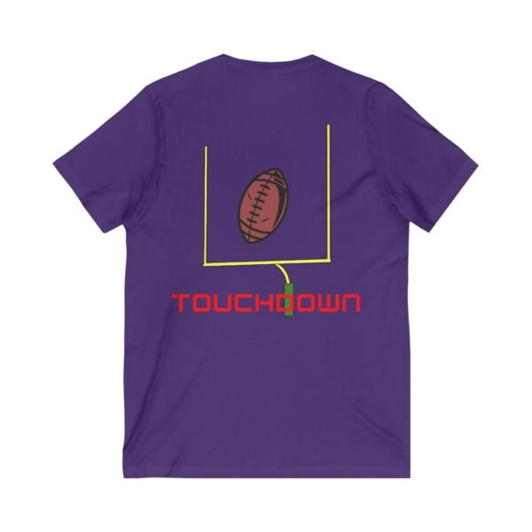 TouchDown, Unisex Jersey Short Sleeve V-Neck Tee - Image 22