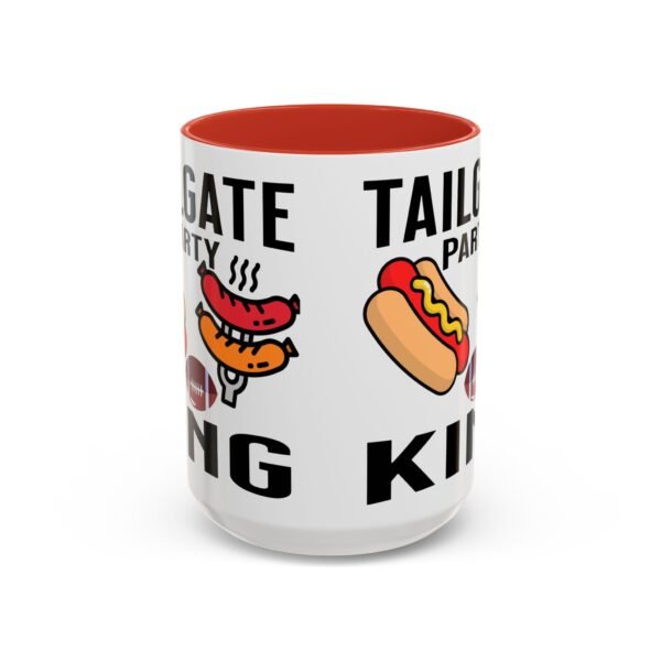 TailGate Party King, Accent Coffee Mug (11, 15oz) - Image 2