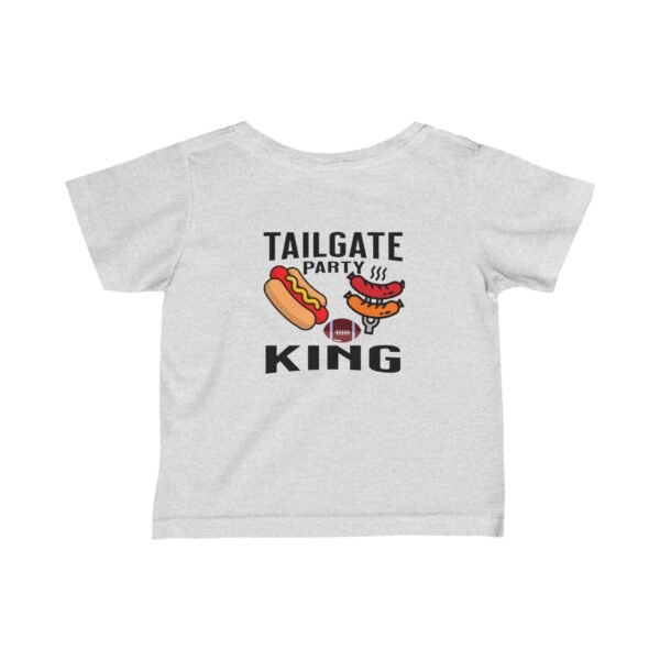 Tailgate Party King, Infant Fine Jersey Tee - Image 8