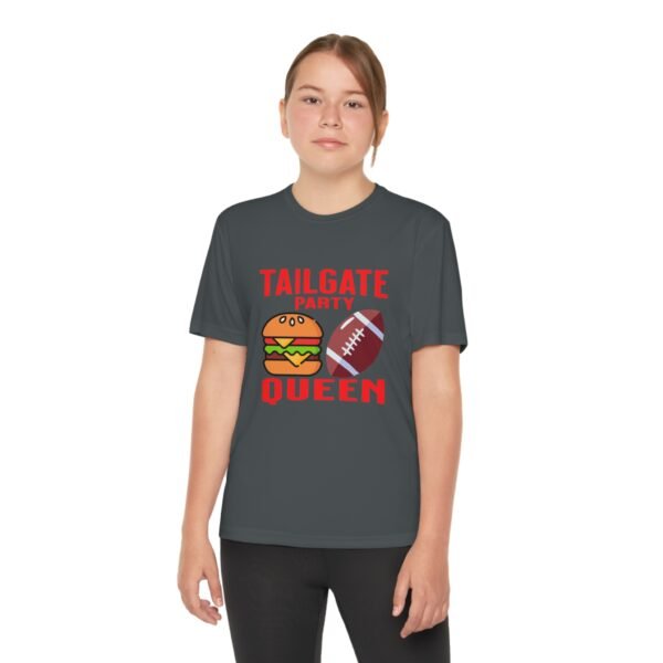 Tailgate Party Queen, Youth Competitor Tee - Image 17