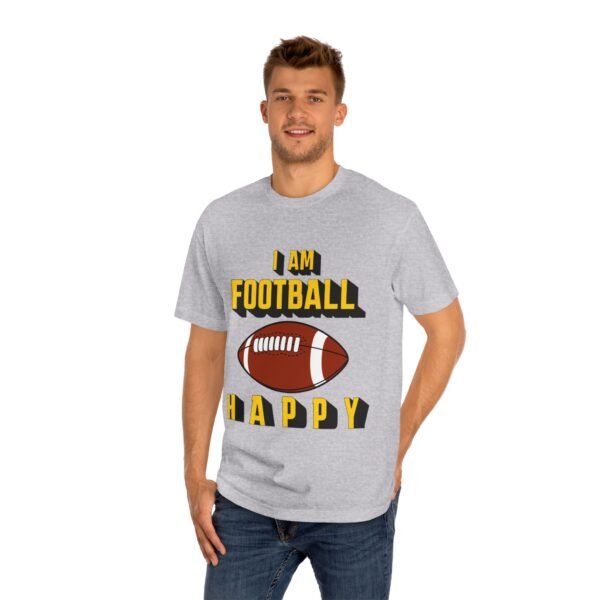 Football Happy, Unisex Classic Tee - Image 6