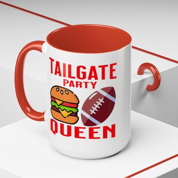 TailGate Party Queen, Accent Coffee Mug (11, 15oz) - Image 6