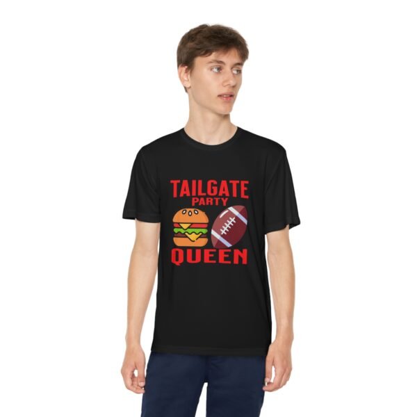 Tailgate Party Queen, Youth Competitor Tee - Image 4