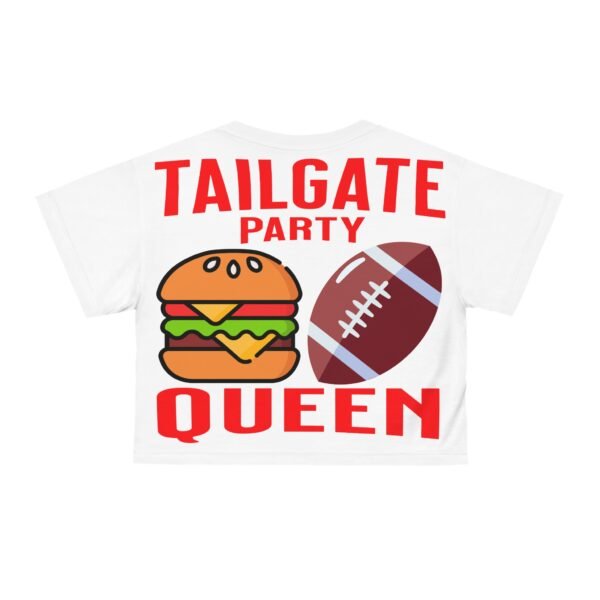 TailGate Party Queen, Crop Tee (AOP) - Image 3