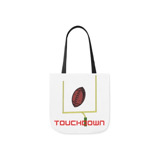 TouchDown, Canvas Tote Bag, 5-Color Straps - Image 11