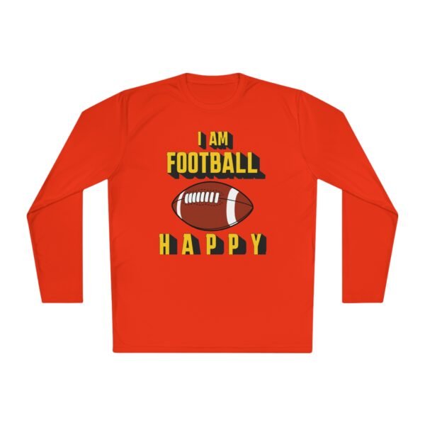 Football Happy, Unisex Lightweight Long Sleeve Tee - Image 29