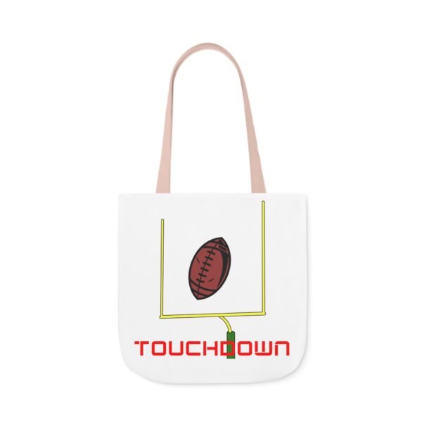 TouchDown, Canvas Tote Bag, 5-Color Straps - Image 55