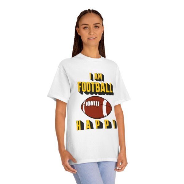 Football Happy, Unisex Classic Tee - Image 4