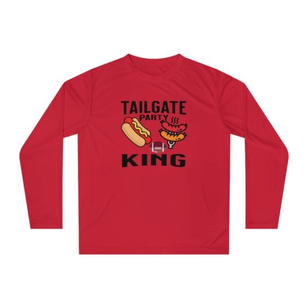 TailGate Party King, Unisex Performance Long Sleeve Shirt - Image 2