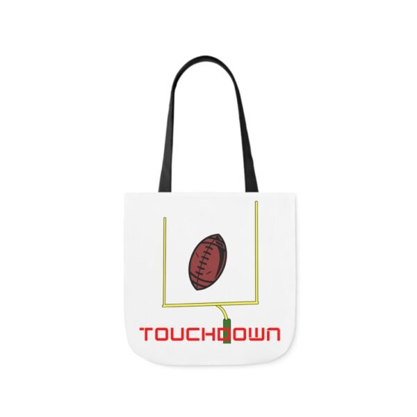 TouchDown, Canvas Tote Bag, 5-Color Straps - Image 27