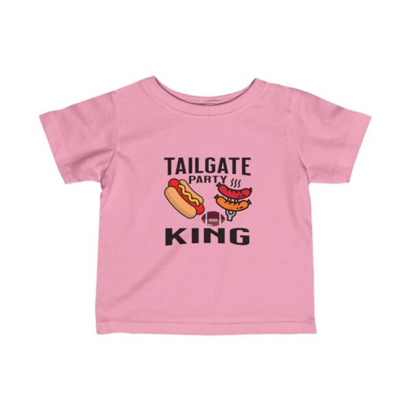 Tailgate Party King, Infant Fine Jersey Tee - Image 34