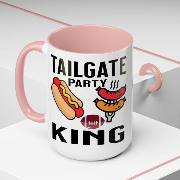 TailGate Party King, Accent Coffee Mug (11, 15oz) - Image 48