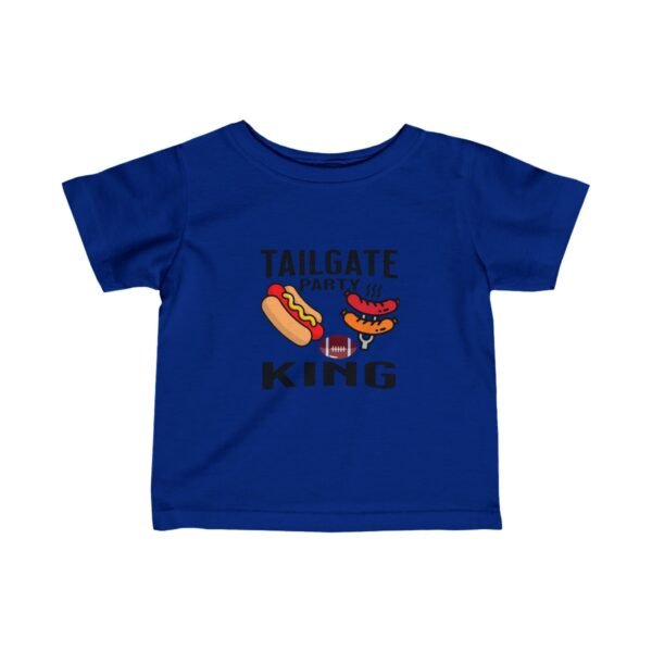 Tailgate Party King, Infant Fine Jersey Tee - Image 28