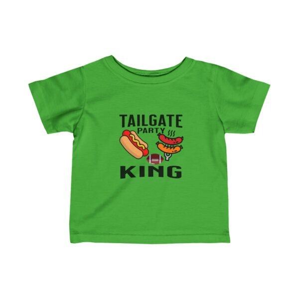 Tailgate Party King, Infant Fine Jersey Tee - Image 16