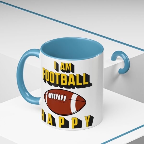 Football Happy, Accent Coffee Mug (11, 15oz) - Image 54