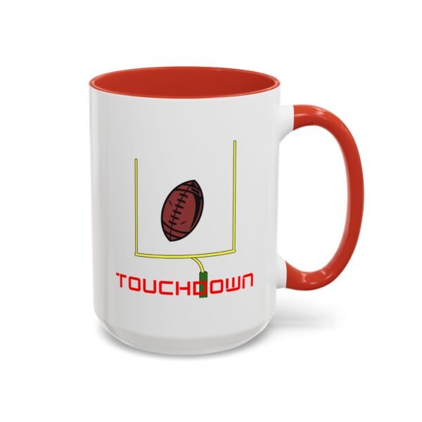 TouchDown, Accent Coffee Mug (11, 15oz) - Image 3