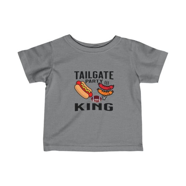 Tailgate Party King, Infant Fine Jersey Tee - Image 25