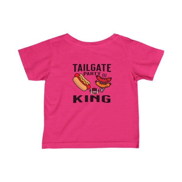 Tailgate Party King, Infant Fine Jersey Tee - Image 38